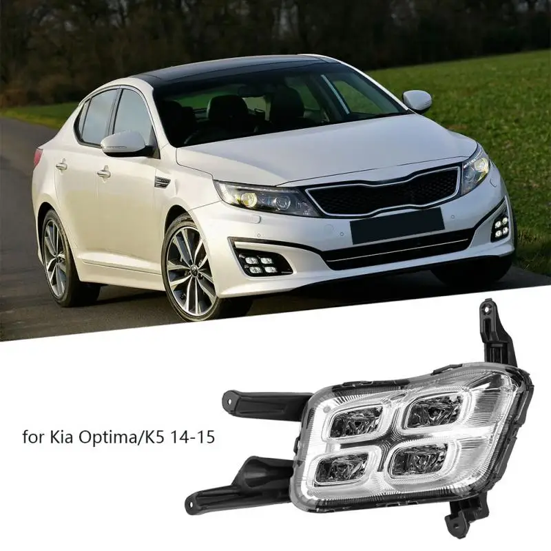 1 пара 12V Авто дневные ходовые огни светильник DRL светодиодный s противотуманная