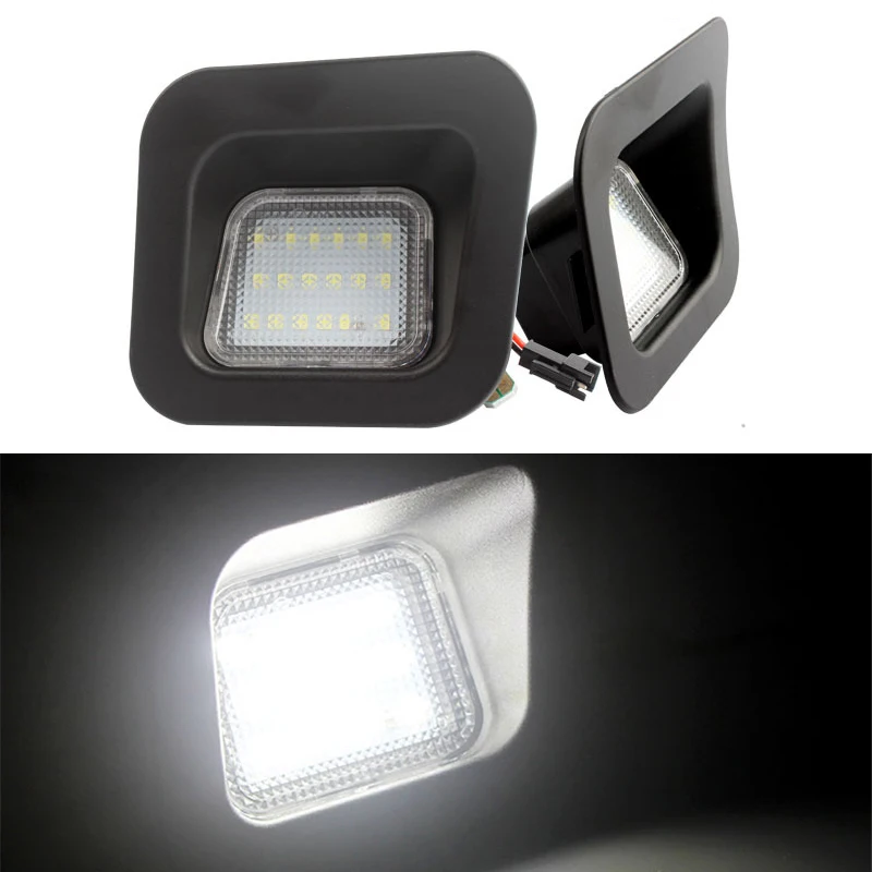 2 шт. Светодиодный автомобильного номерного знака светильник 12V Авто Canbus Лампа