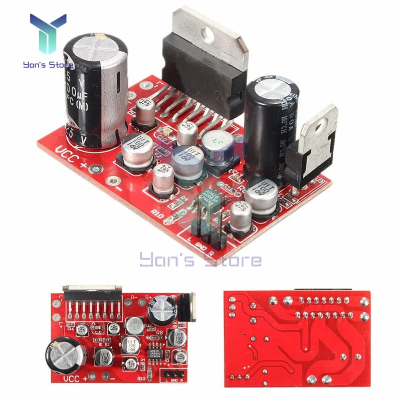 

TDA7379 Stereo power Amplifier Board module DC 12V 38W+38W 38W*2 AD828 Preamp Speaker Sound System Audio Board Volume Control