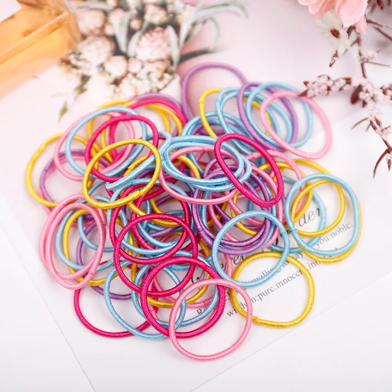Резинка для волос нейлоновая 3 см 100 шт./лот | Детская одежда и обувь