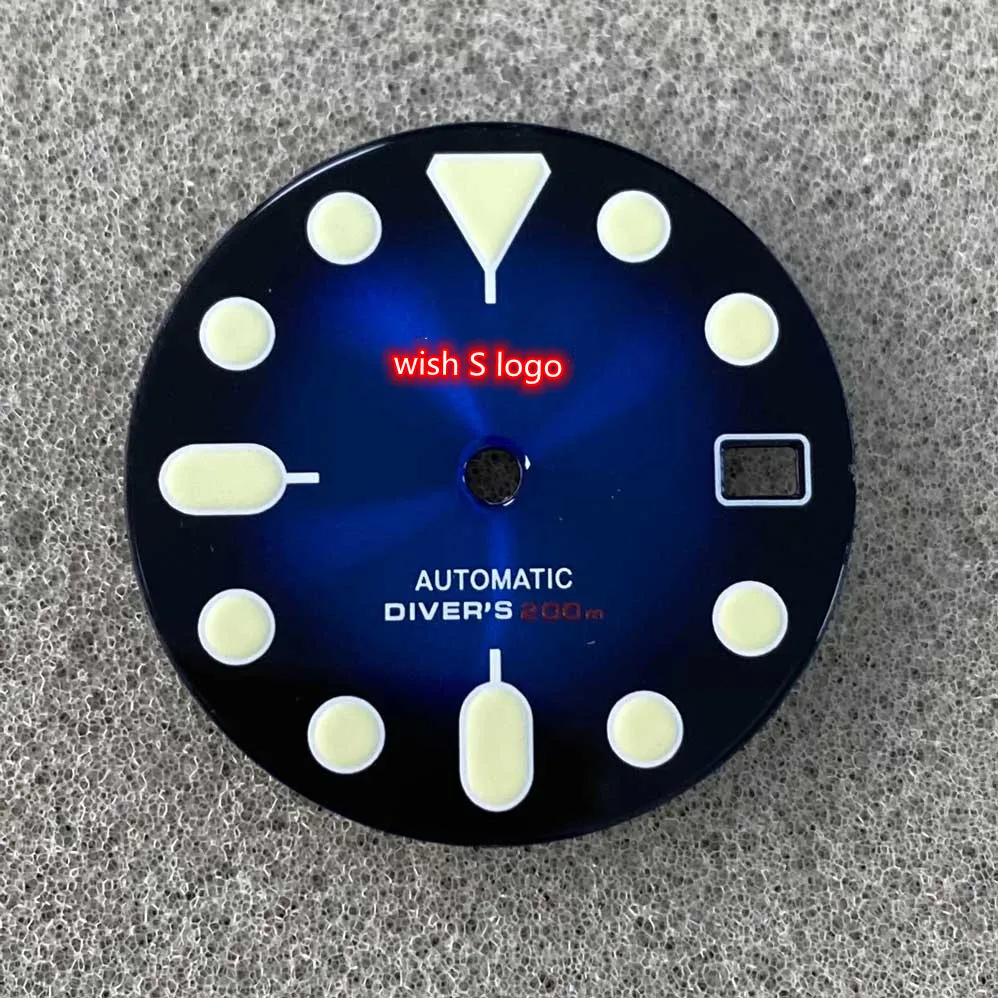 

Одиночный календарь SKX007/009, модифицированный циферблат, суперлюминесцентный циферблат NH35, циферблат 28,5 мм