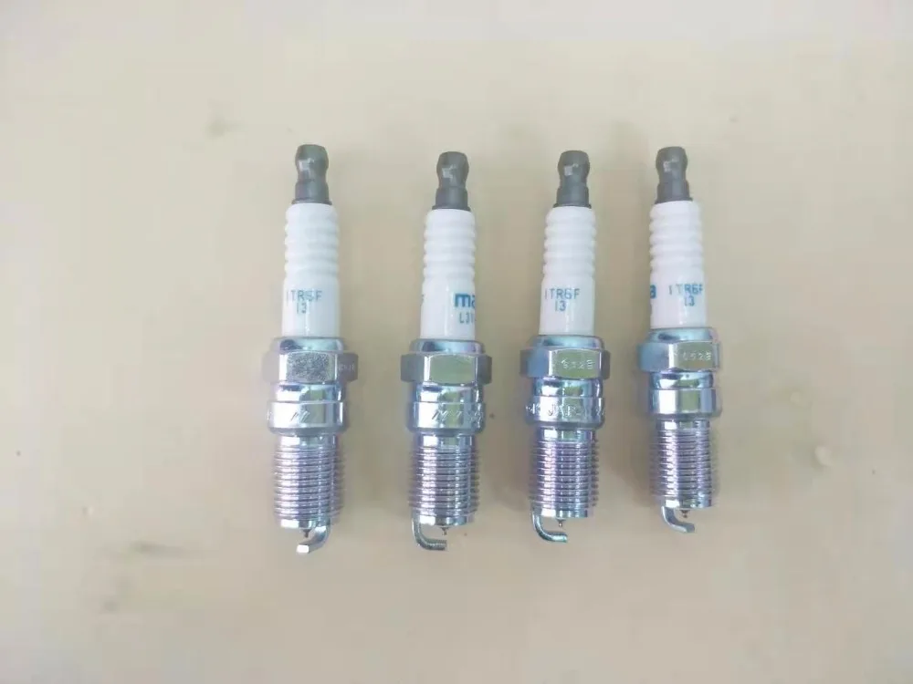 4 шт./лот иридиевая Свеча зажигания для Mazda 3 Ford Focus 2005-2011 1,8 OEM: 9S7E-12405-AA