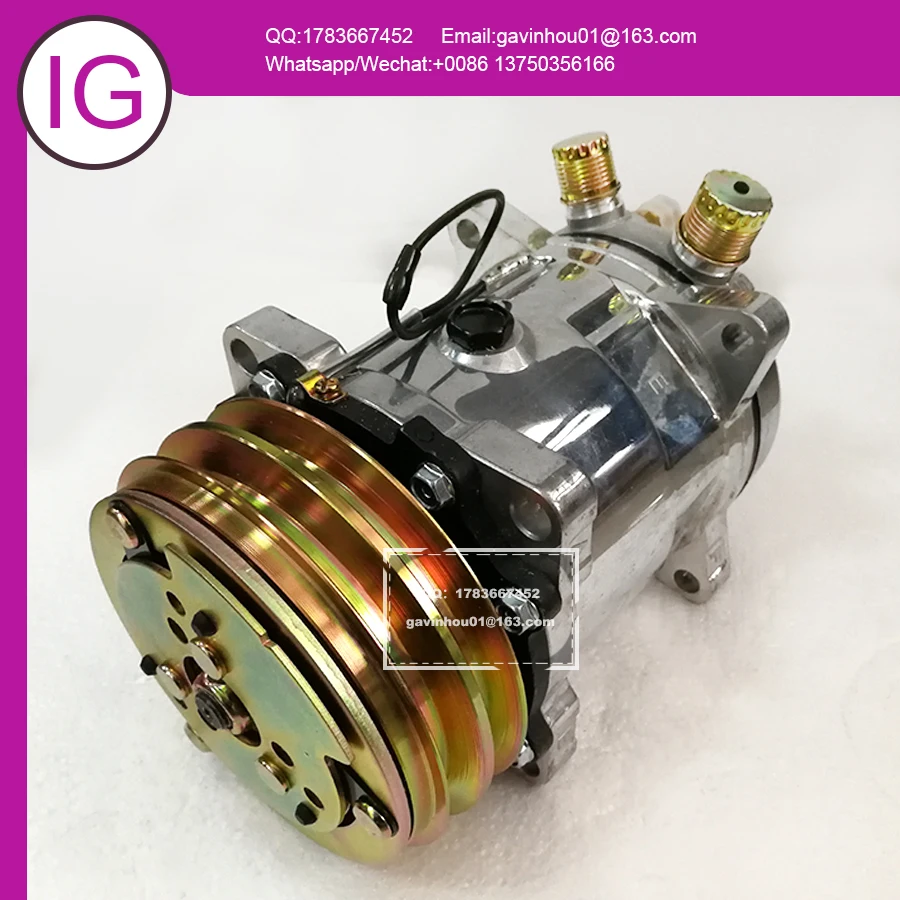 Для фототехники 5h14 sanden 508 SD508 тягач экскаватор тяжелый грузовик 12V / 24V 2 Groove V Blet