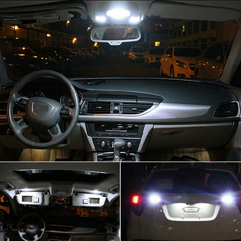 10x T10 Led Canbus W5W автомобильный интерьерный светильник лампа для Peugeot Partner 2010 2011 206 207 307