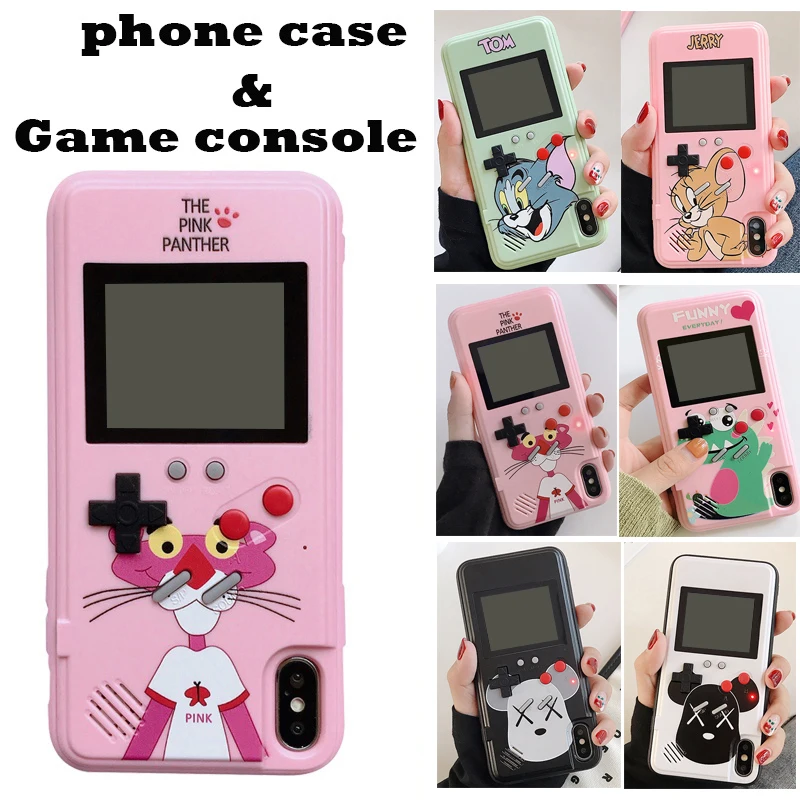 Чехол для телефона с цветным дисплеем GameBoy iPhone 12 Mini 11 Pro MAX XS XR X 8 7 SE 2020 чехлы Samsung Note