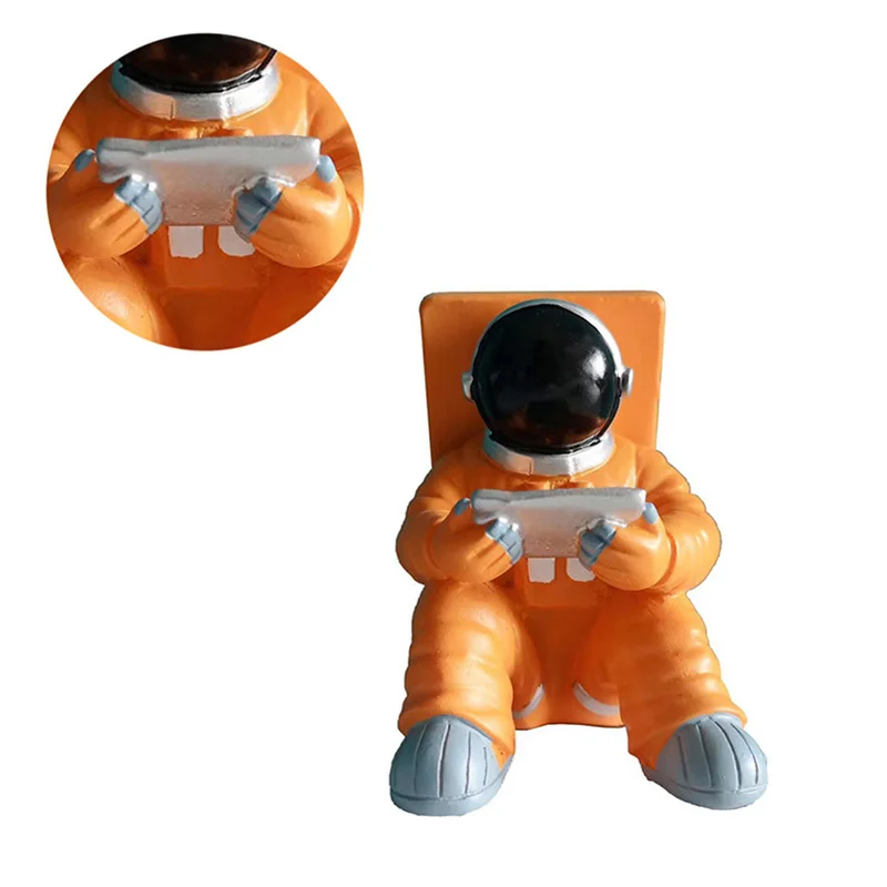 astronaut ornaments 3d universal mobile phone bracket bracket bracket gift toy home office desk decoration birthday party free global shipping