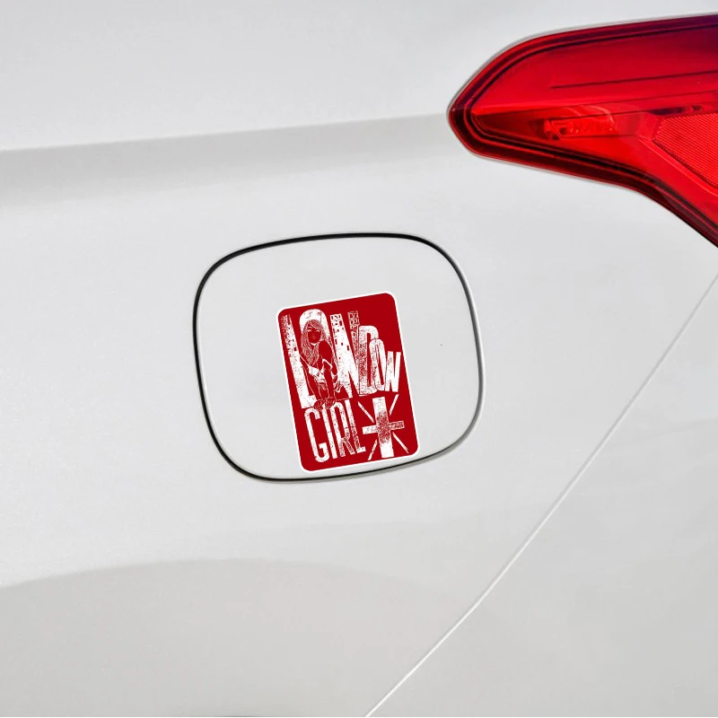 Творческие наклейки для девушек 13 см х 9 2 индивидуальное украшение бампера