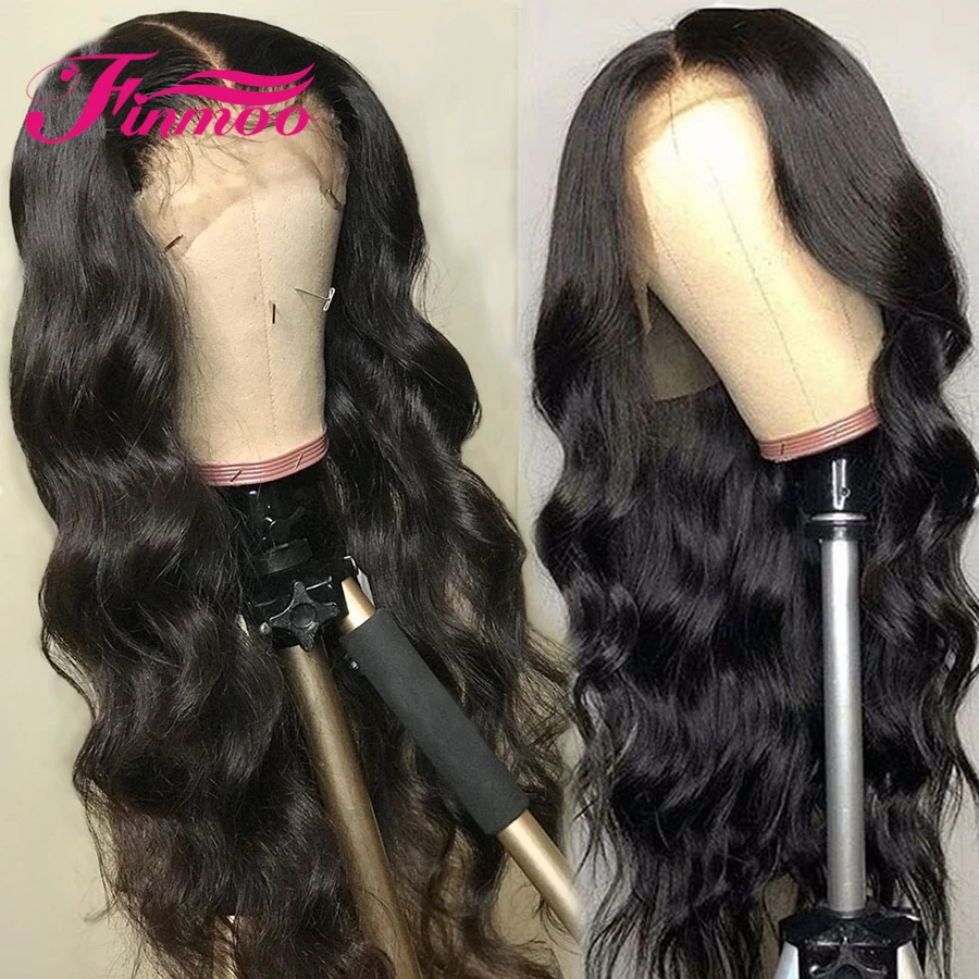 Объемная волна Синтетические волосы на кружеве парики из натуральных волос