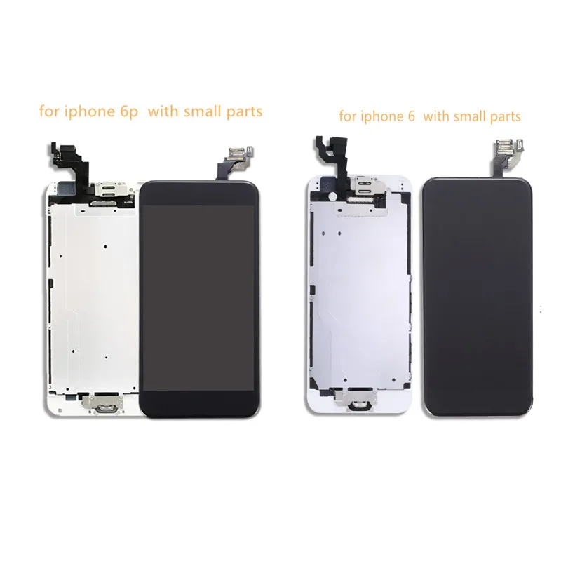 

Assembly LCD Display Digitizer for iPhone 6 Plus AAA Quality Touch Screen LCD Assembly With Small Parts for iPhone 5 LCD