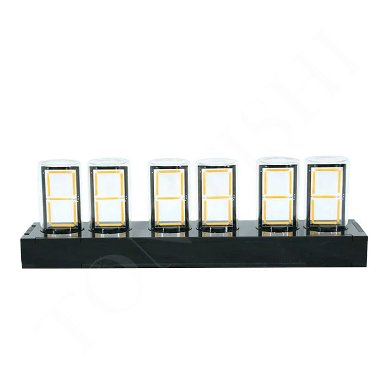 Часы с нитью накаливания светящиеся часы светодиодные настольные Креативные