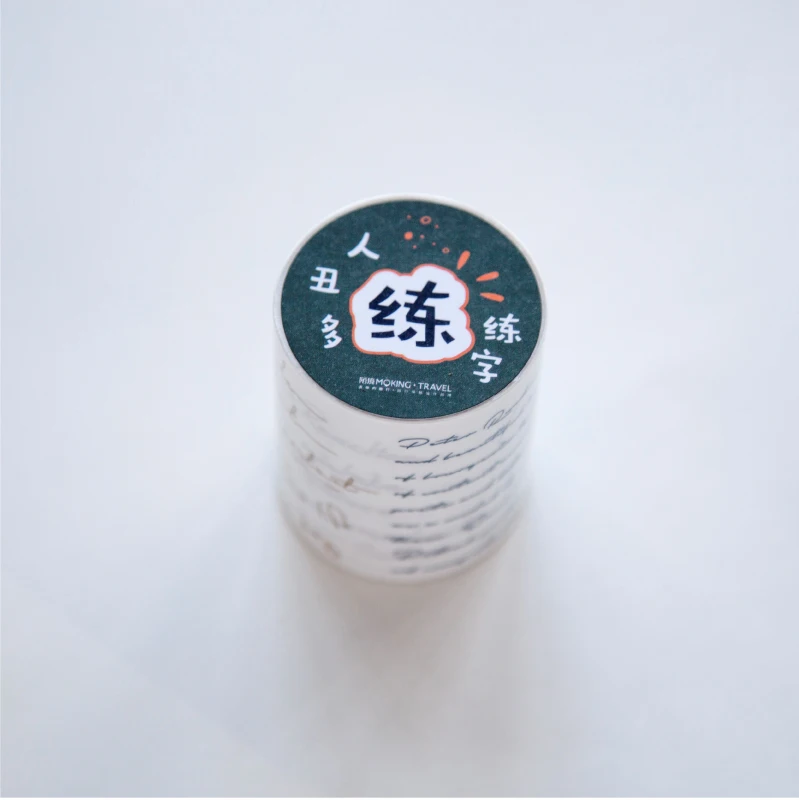 Retro characters Series Bullet Journal Washi Masking Tape Sulfuric Acid Paper Scrapbooking Stationery Decorative Labal |
