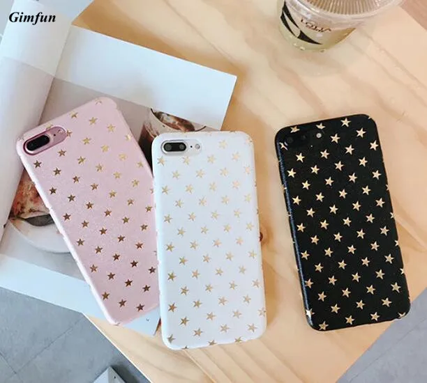 Чехол для телефона Gimfun из искусственной кожи с узором в виде звезд Iphone 7 7plus 6 6s 6plus 8