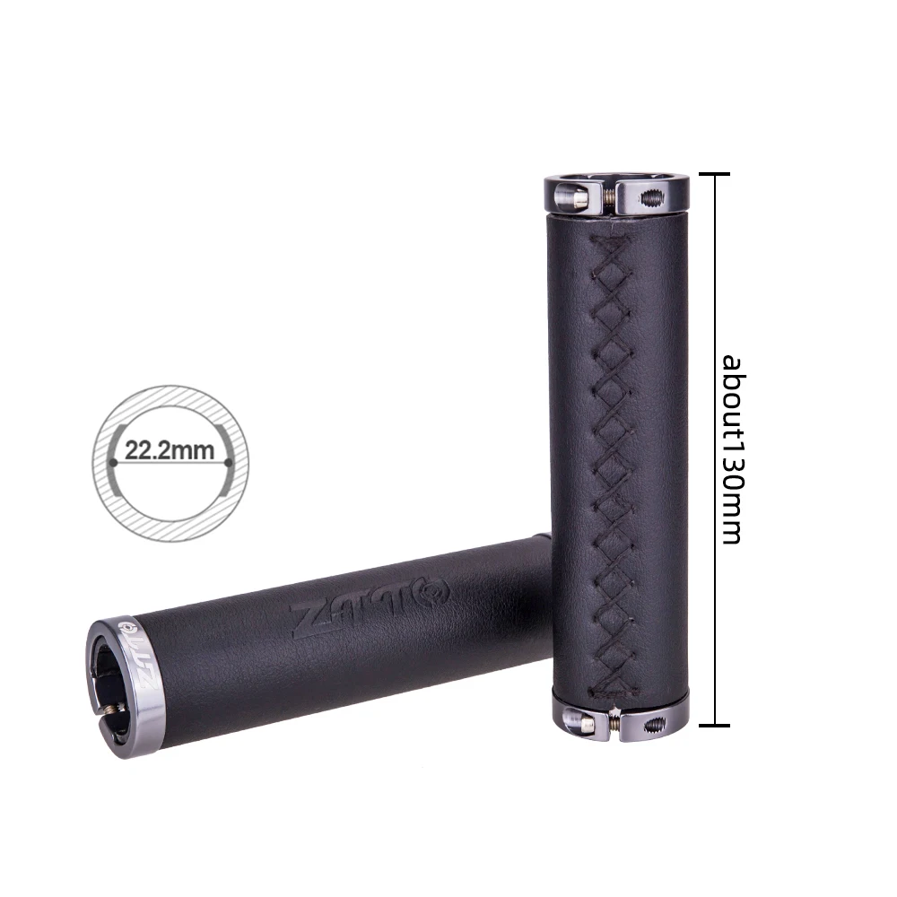 ZTTO ручки для велосипеда MTB кожаные руля Анти-занос удар-поглощающие мягкие