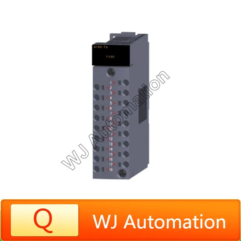 

QY80-TS Mitsubishi PLC Melsec выходной модуль Qy80-ts 16-точечный транзистор, выходной пружинный зажим, клеммное соединение