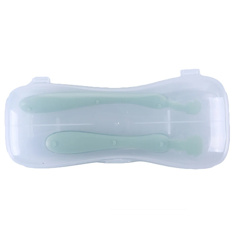 

Baby Soft Silicone Feeding Spoon Feeding Dishes Tableware Baby Safety Temperature Heat Sensing Thermal Feeding Spoon Baby Spoon