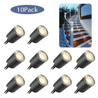 cool white 12v outdoor landscape garden patio led deck recessed lights waterproof