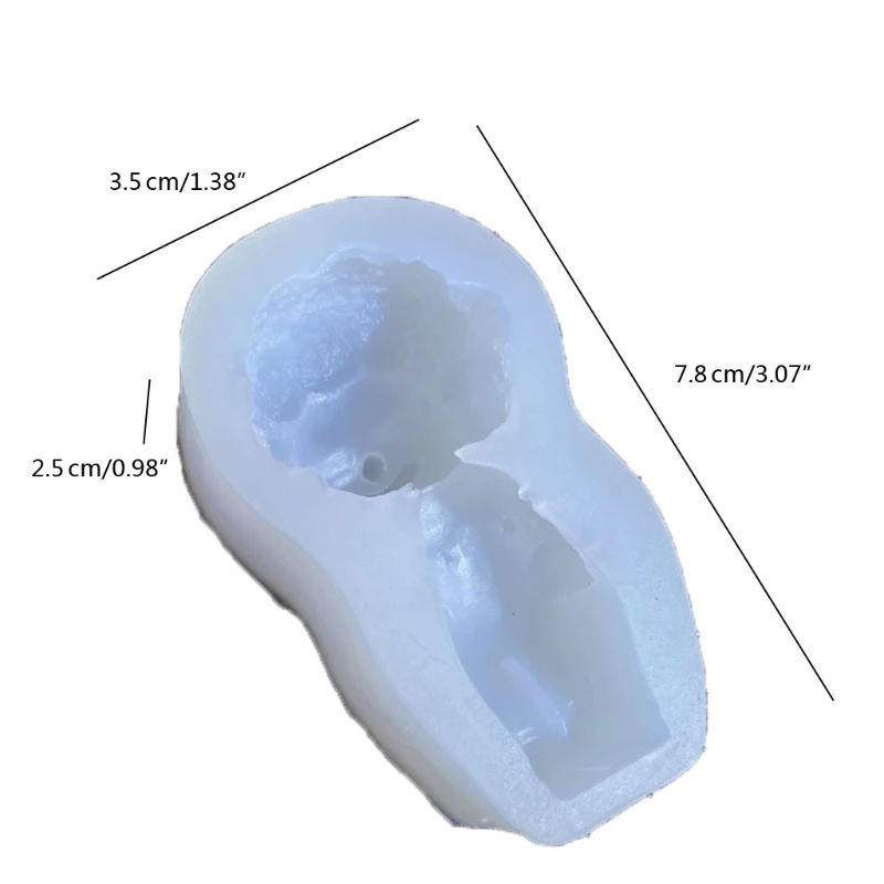 

Handmade Cartoon Clowns Jokers Resin Mold 3D Clowns Costume Figure Epoxy Resin Mold Clowns Silicone Fondant Molds Tools