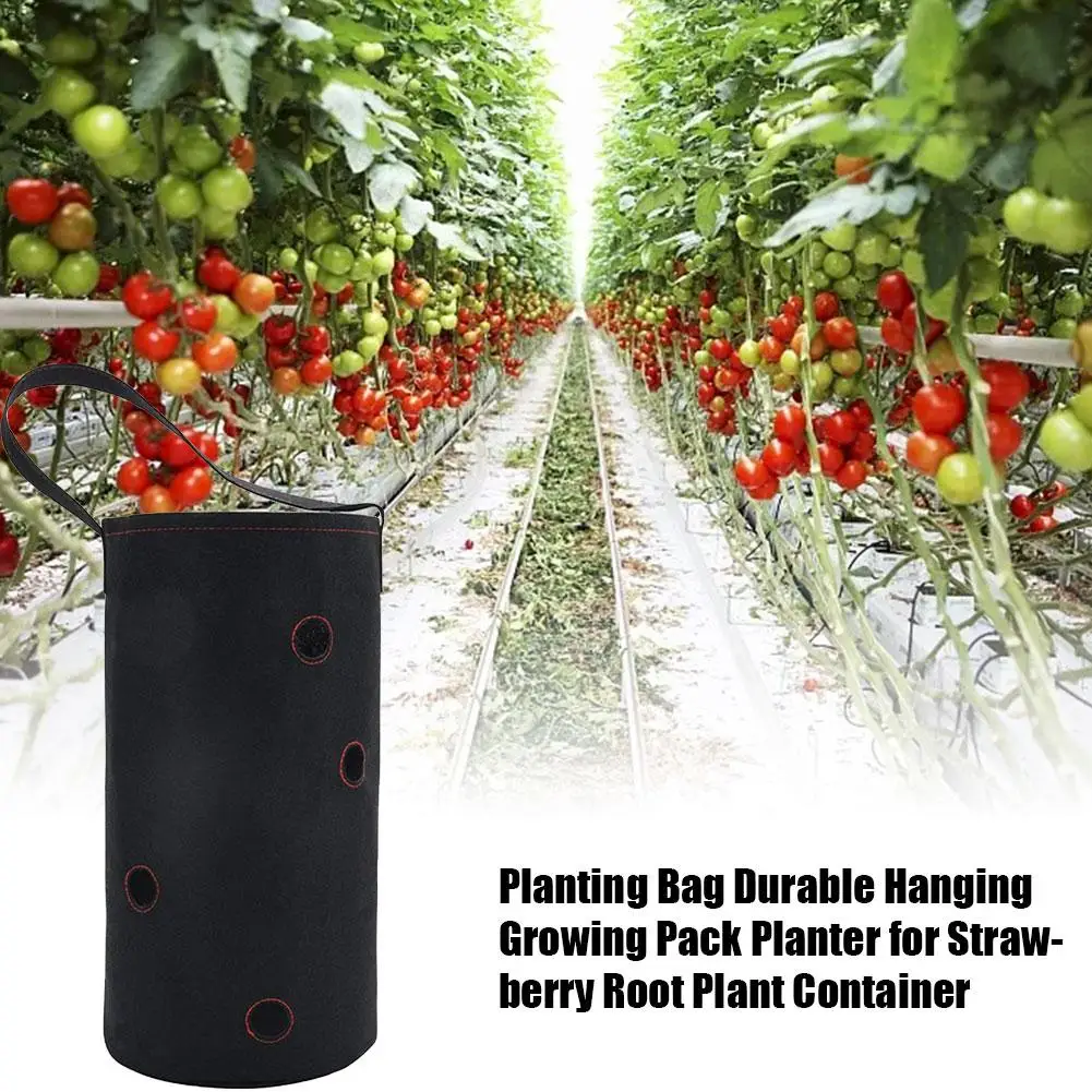 Фетровый мешок для посадки подвесной клубники нетканый контейнер ягод|Тканевые
