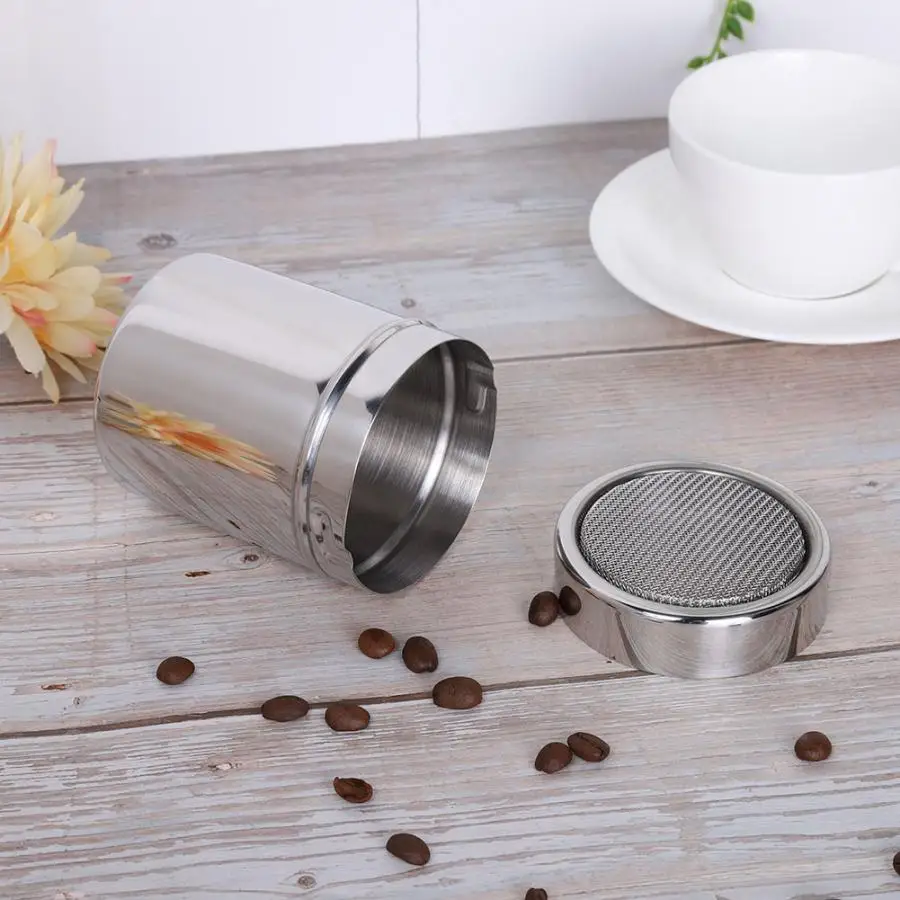Ситечко для кофе с фильтром многоразовый шейкер из нержавеющей стали