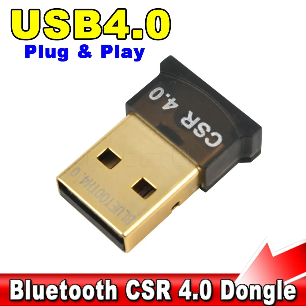 Мини USB беспроводной Bluetooth приемник компьютерный адаптер V4.0 двойного режима для