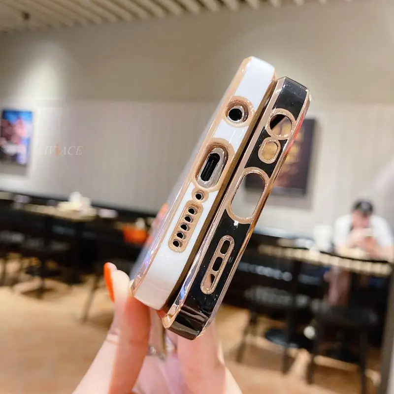 Square Plating Silicone Phone Case For Huawei P20 P30 P40 Lite Pro Plus P smart 2019 psmart Z Plus 2018 Luxury Mirror Back Cover