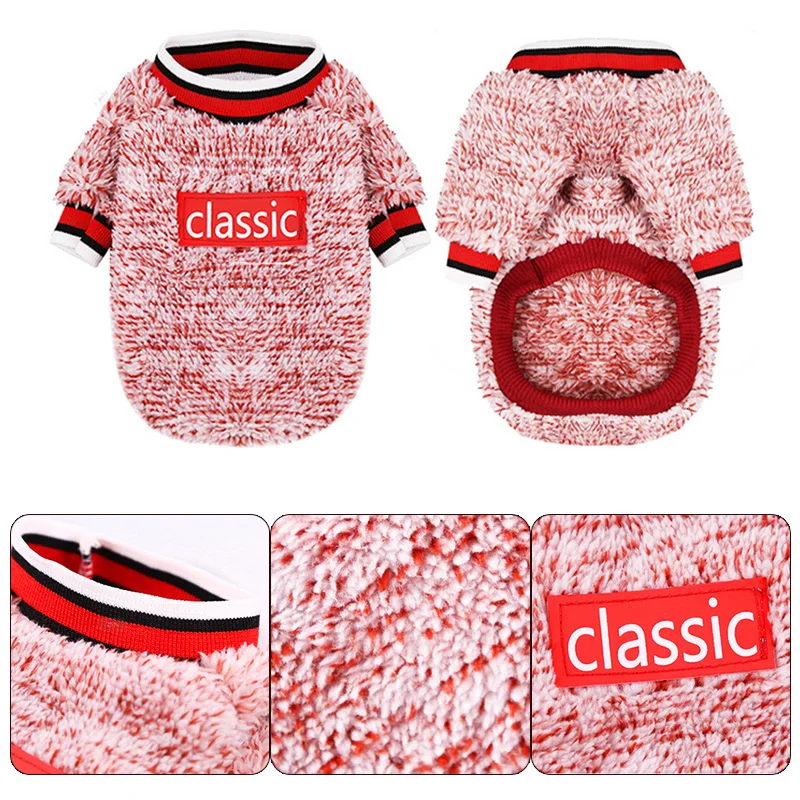 Женская зимняя флисовая одежда для щенков пальто маленьких и средних собак