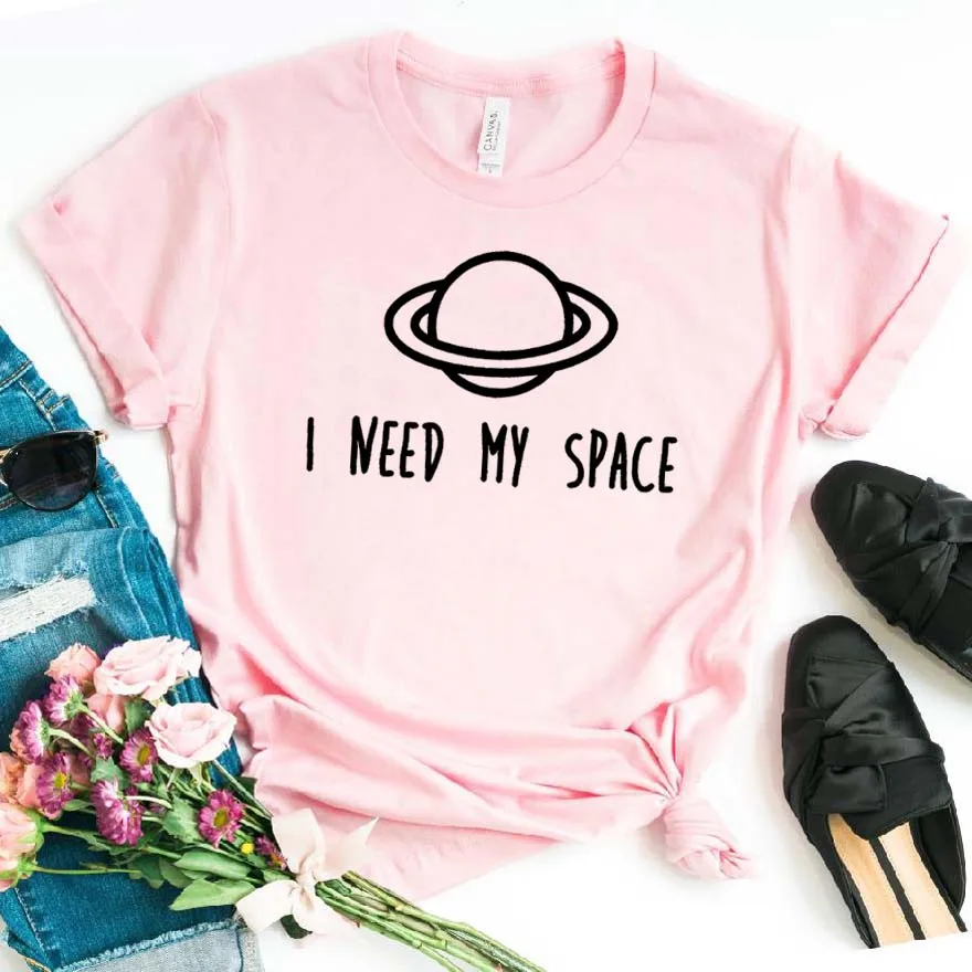 Мне нужна женская футболка с принтом MY SPACE ALIEN хлопковая хипстерская забавная