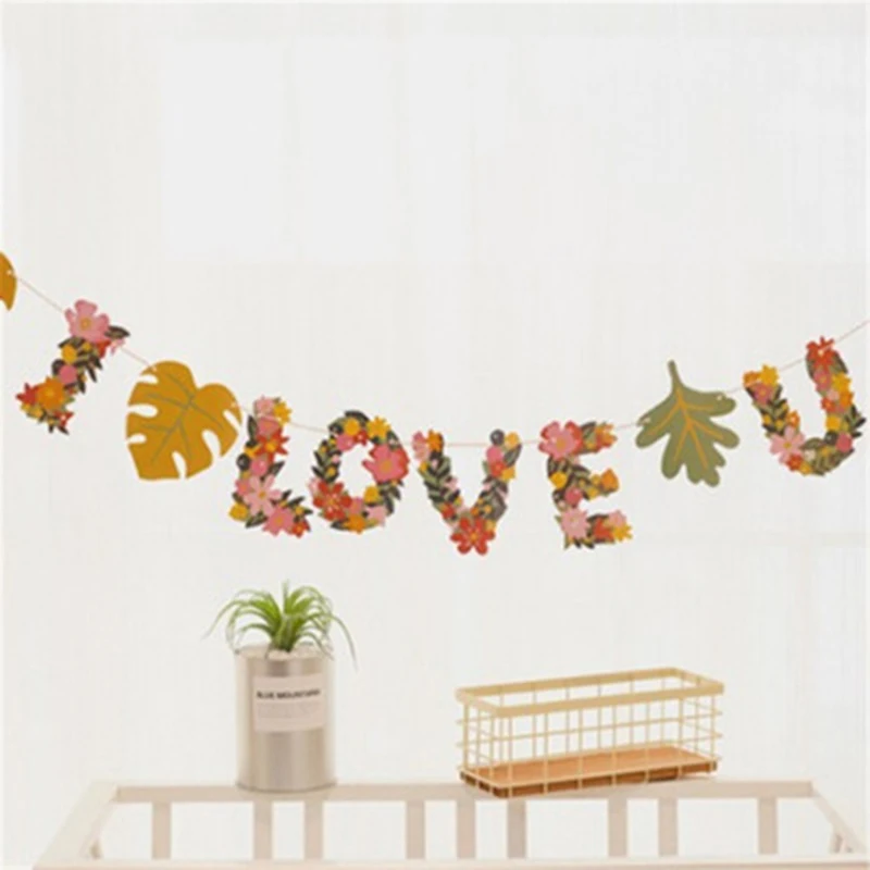 Милые лесные животные висячая гирлянда принадлежности креативные баннеры для