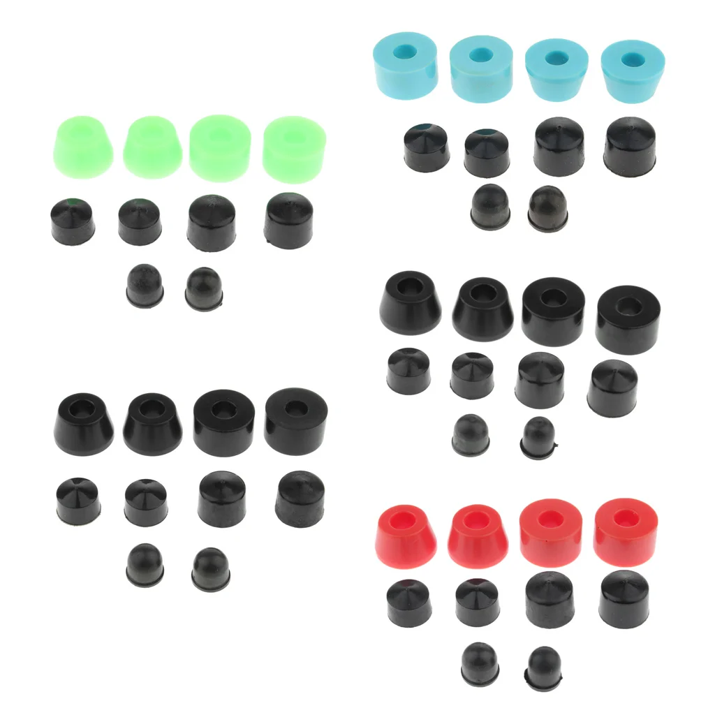 

10pcs PU Truck Bushings & Cups Set for Skateboard Longboard Scooter Accessories