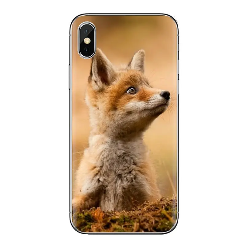 Милая Зверюшка лиса мягкие прозрачные чехлы Чехлы для Xiao mi 6 A1 Max x 2 5X 6X Red Note 5 5A 4X 4A A4