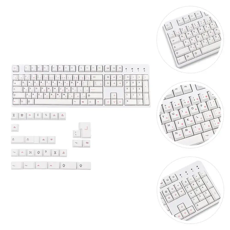 

1 Set Personalized 133pcs Mechanical Keycaps Keyboard Keycaps for Gift Office Home