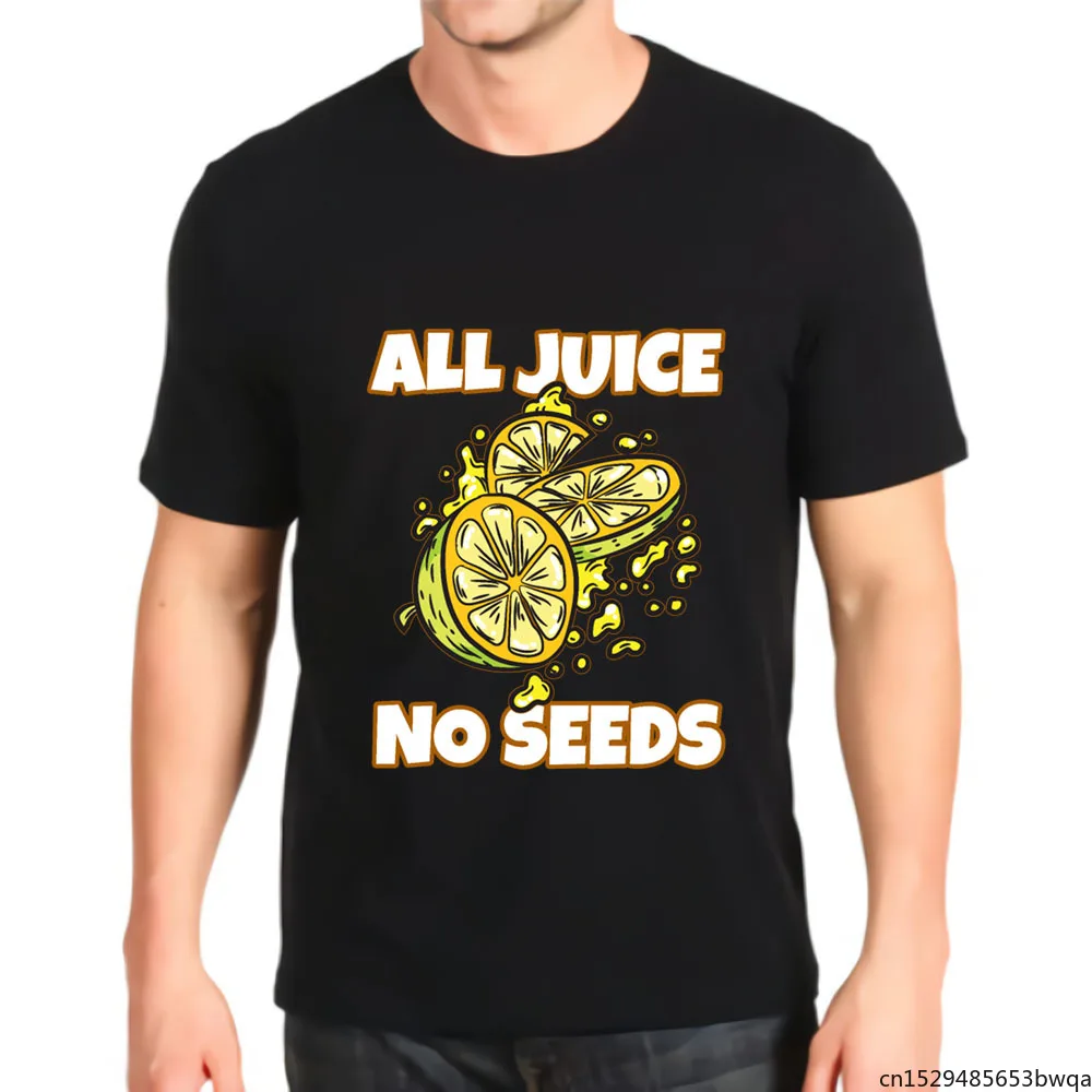 

All Juice No Seeds New Mens T-shirt Anime Shirt Graphic Retro Print Fashion