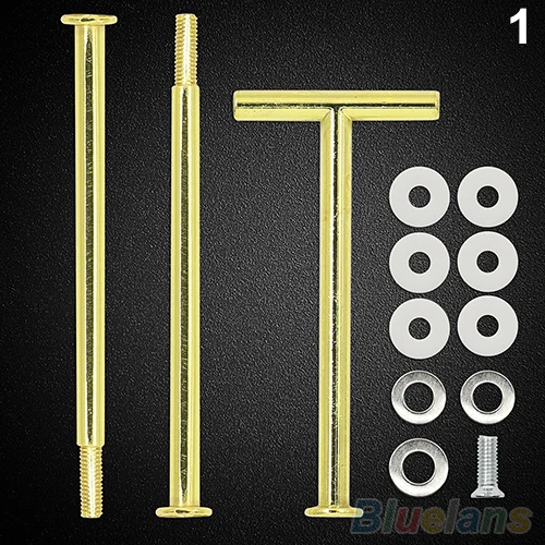 1 Set Multi-Style Practical 2 Or 3 Tier Plate Handle Fitting Hardware Rod Tool Cake Stand Bakeware tray stand | Дом и сад