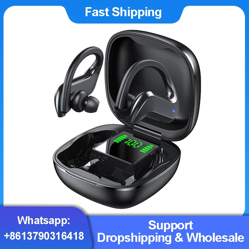 

TWS-стереонаушники MD03 с светодиодный фоном и поддержкой Bluetooth