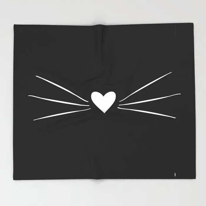 Одеяло с рисунками животных из мультфильмов рисунком кота сердце нос одеяла