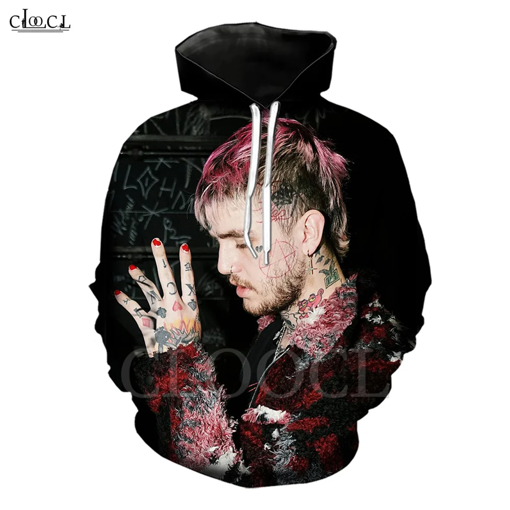 Новинка популярный рэпер толстовка с капюшоном Lil Peep для мужчин и женщин длинным