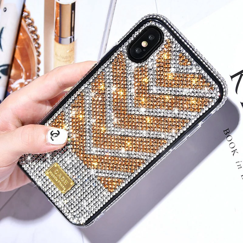 Роскошный Алмазный блестящий чехол для iPhone 11 Pro X XS Max XR мягкий силиконовый 7 8 6 6S Plus