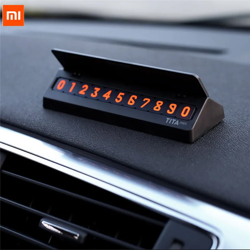 Для Xiaomi mi jia Bcase Share Flip тип Автостоянка телефонная карточка пластина mi ni украшение автомобиля для Xiaomi mi дома