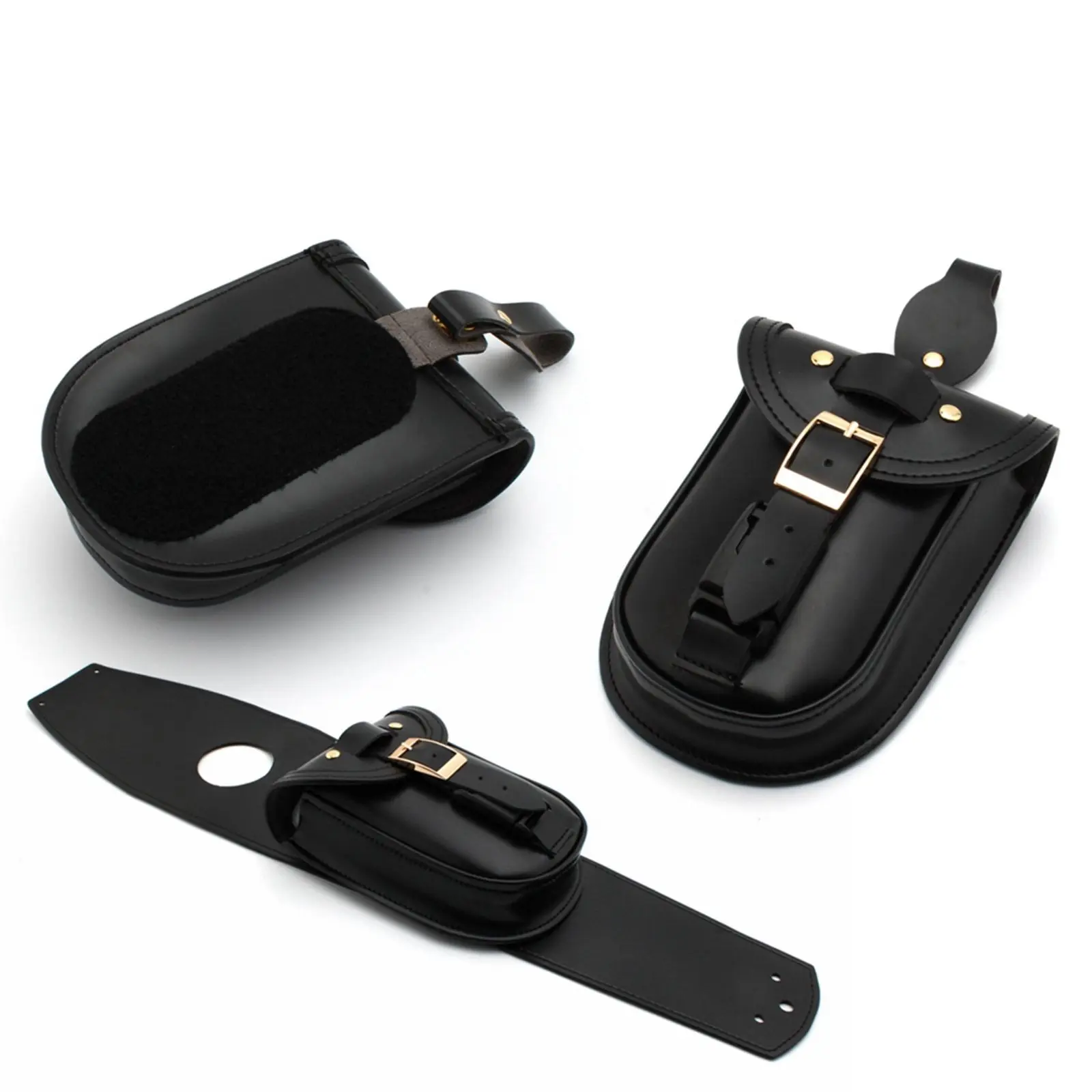 

Leather Motorcycle Tank Bags, Waterproof Fuel Oil Tank Cover Panel Bag,