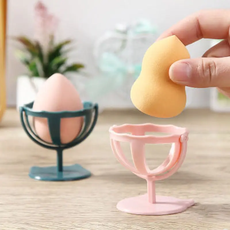 1 Набор кистей для макияжа Красота яйцо вращающийся пуховка пудры Подставка