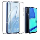 Двойной бампер для OPPO Find X3 NEO Lite 360, чехлы для OPPO Find X3 Lite NEO Crystal, силиконовый чехол с полным покрытием, ударопрочный чехол из поликарбоната и ТПУ