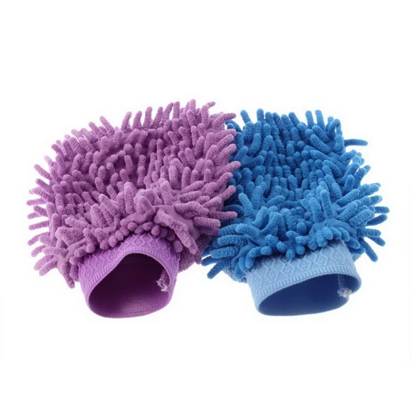 Прихватка из перчатка для мытья машины микрофибры автомобилей и домашней чистки
