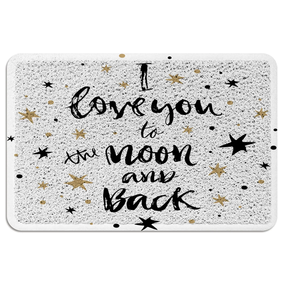 Любовное заявление Прочные резиновые коврики для дверей, водонепроницаемые, легко моющиеся коврики для входа в гараж, патио, домашний декор, коврики для входа.