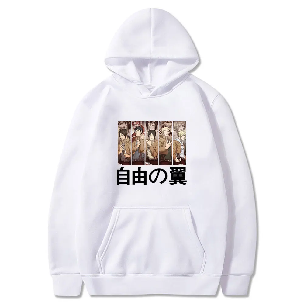 

Attack on Titan Hoodie Wings of Freedom Mikasa 2020 Mens Hoodies Sweatshirts Japanese Anime Shingeki No Kyojin Cosplay Costume