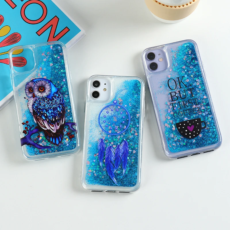 

Glitter Liquid Case For Realme 6i Case 5 5i 5s C3 6 Pro Narzo 10A Quicksand Cover Oppo A9 A5 2020 A77 F3 A5S A7 A3S A37 Funda