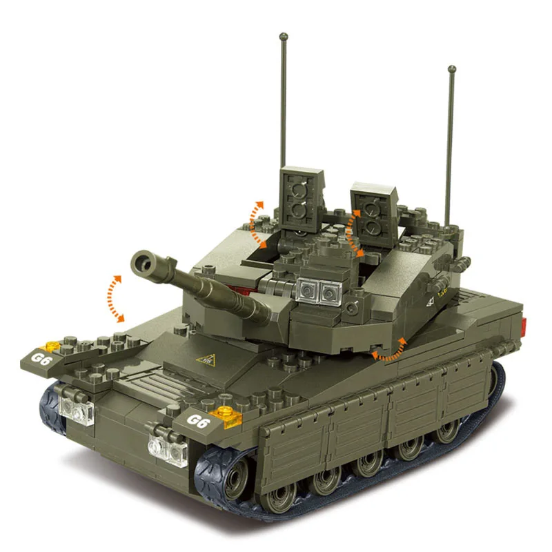 Основной боевой танк набор строительных блоков военная Вторая мировая война