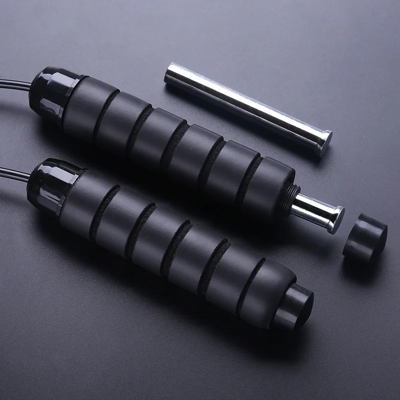 Сверхмощная Скакалка для фитнеса хоп пропуска утяжеленная веревка стальная