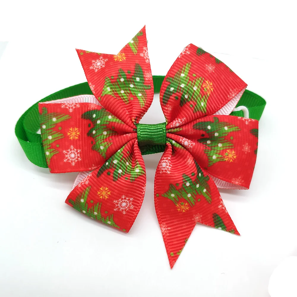 50 шт. новогодний галстук бабочка для собак|dog bowtie collar|dog bowtieties pet |