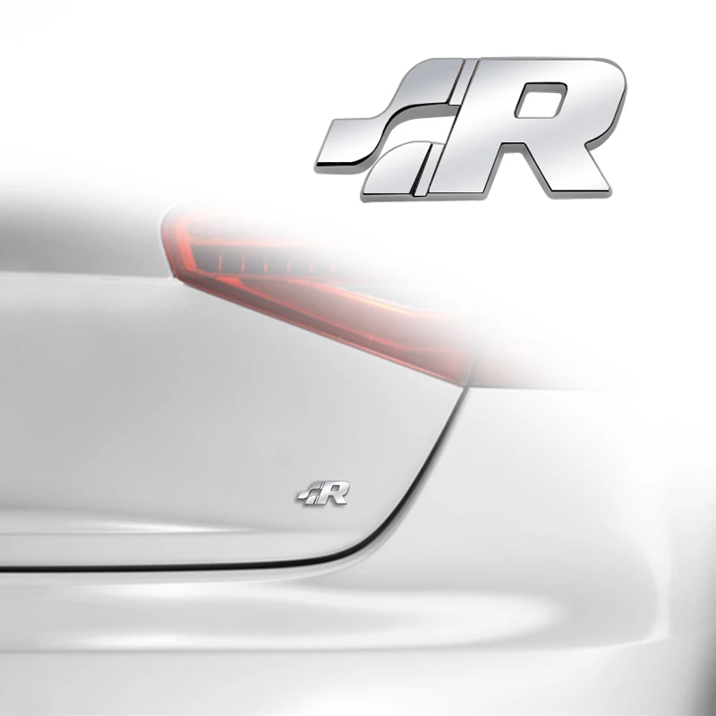 Автомобильная Наклейка металлическая эмблема для VW Volkswagen SR R32 R36 GOLF Polo Tiguan Jetta Passat