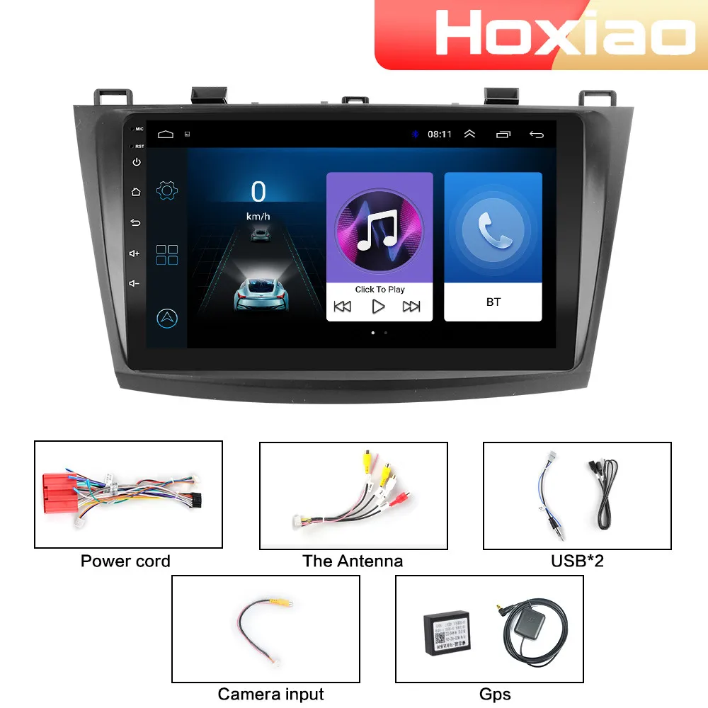 Автомагнитола 2 Din для Mazda 3 мультимедийный видеоплеер на платформе Android 8 1 с 4G и GPS